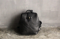 Vintage LEATHER WOMEN Doctor Backpack Purses Black School Backpacks FOR WOMEN