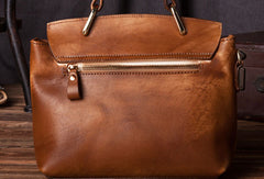 Handmade Leather handbag purse shoulder bag for women leather shopper bag - EverHandmade