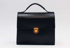 Handmade Leather Handbag Square Purse Crossbody Shoulder Bag for Girl Women Lady - EverHandmade