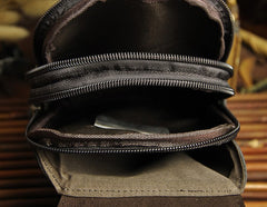Vintage Leather Belt Pouch for Men Waist Bag BELT BAG For Men