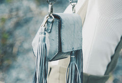 Handmade leather pur phone bag shoulder bag cossbody bag purse women - EverHandmade