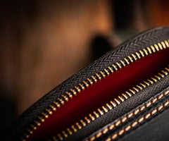 Leather Belt Pouches Mens Small Cases Waist Bag Hip Pack Belt Bag for Men