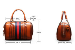 Genuine Leather handbag Boston bag shoulder bag for women leather bag