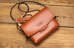 Handmade LEATHER WOMEN Messenger SHOULDER BAG Cute Crossbody Purses FOR WOMEN