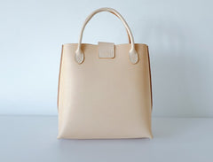 Handmade Leather Beige Womens Handbag Shoulder Bag Crossbody Purse Tassels for Women