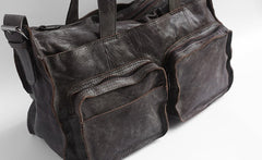 Vintage WOMENs LEATHER Travel Handbag Travel Bag Shoulder Bag FOR WOMEN