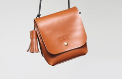 Cute LEATHER WOMEN Square SHOULDER BAG Mini Crossbody Purses FOR WOMEN