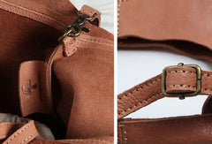 Handmade Genuine Leather Handbag Tote Bag Shopper Bag Shoulder Bag Purse For Women