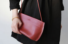 Cute Leather Red Green Womens Small Crossbody Purse Mini Shoulder Bag for Women