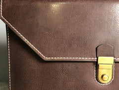 Genuine Leather Mens Clutch Cool Slim Wallet Zipper Clutch Wristlet Wallet for Men