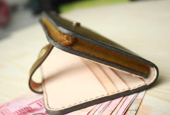 Handmade Mens Vintage Leather Long Biker Wallet Cool Long Chain Wallet for Men