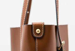 Genuine Leather handbag shoulder bag large tote for women leather shopper bag - EverHandmade