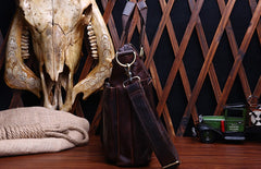 Leather Mens Vintage Briefcase Business Bag Work Bag For Men