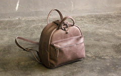 LEATHER WOMEN Backpack Purses Cute Vintage School Backpacks FOR WOMEN