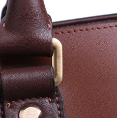 Leather Mens Briefcase Work Bag Business Bag Laptop Bag for men