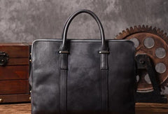Vintage Cool leather mens Briefcase Business Briefcase laptop Briefcases for Men - EverHandmade