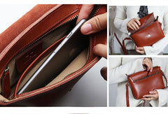 Genuine Leather Cute Crossbody Bag Shoulder Bag Women Girl Fashion Leather Purse