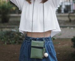 Cute Leather Womens Slim Cell Phone Purse Crossbody Purses Shoulder Bag for Women