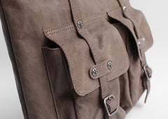 Vintage WOMENs Brown Large LEATHER Tote Bag Fashion Tote Purse FOR WOMEN