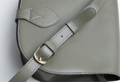 Genuine Leather Cute Crossbody Bag Saddle Bag Shoulder Bag Women Girl Fashion Leather Purse