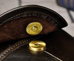 Small Mens Leather Belt Pouch Side Bag Holster Belt Case Waist Pouch for Men