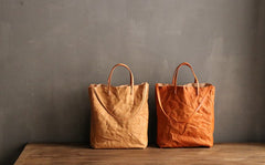 Handmade Vintage LEATHER WOMEN Small Tote Bag Tote Shoulder Purse FOR WOMEN