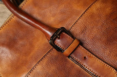 Handmade Leather Mens Briefcase Work Bag Laptop Bag Business Bag for Men