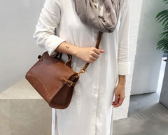 Vintage LEATHER WOMEN Handbag Purse Fashion SHOULDER BAG Purses FOR WOMEN