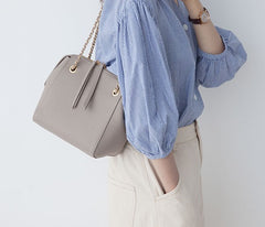Leather Stylish Womens Handbag Work Purse Chain Shoulder Bag for Women