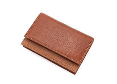Leather Mens Card Wallet Front Pocket Wallet Small Slim Wallets Change Wallet for Men