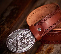 Handmade Leather Mens Belts Custom Cool Leather Men Belts for Men