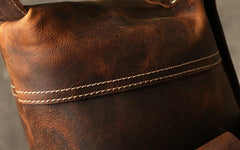 Leather Cool Mens Chest Bag Sling Bag Sling Crossbody Bag for men