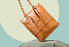 Handmade Genuine Leather Handbag Tote Purse Handbag Shoulder Bag Purse For Women - EverHandmade