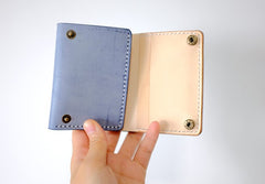 Handmade LEATHER Womens Trifold Small Wallet Leather Small Wallet FOR Women