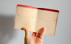 Handmade LEATHER Womens Small Bifold Wallet Leather Small Wallets FOR Women