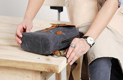 Cool Canvas Mens Sling Bag Sling Backpack One Shoulder Pack Chest Bag for men