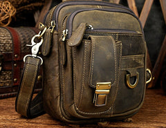 Vintage Leather Belt Pouches for Men Waist Bag BELT BAG Shoulder Bag For Men
