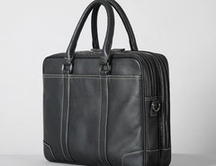 Handmade Leather Mens Cool Messenger Bag Work Bag Business Bag Briefcase Bag for men