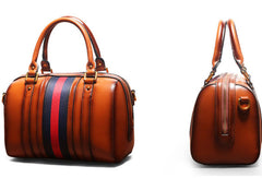 Genuine Leather handbag Boston bag shoulder bag for women leather bag