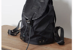 Genuine Leather Cute Travel Bag Backpack Bag Shoulder Bag Black Women Leather Purse