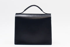 Handmade Leather Handbag Square Purse Crossbody Shoulder Bag for Girl Women Lady - EverHandmade