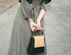 Stylish Leather Dark Green Womens Handbag Crossbody Bag Purse Shoulder Bag for Women
