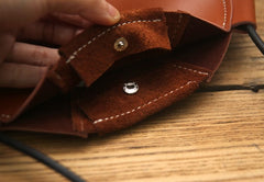 Cute LEATHER WOMEN SHOULDER Circle BAG Crossbody Round Purses FOR WOMEN