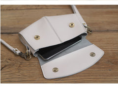 Cute LEATHER Side Bags Sling Bag WOMEN Saddle SHOULDER BAG Small Crossbody Purses FOR WOMEN