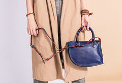 Handmade Genuine Leather Handbag Shopper Bag Crossbody Bag Shoulder Bag Purse For Women - EverHandmade