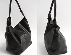Vintage LEATHER WOMENs Large Bucket SHOULDER BAG Barrel Purse FOR WOMEN