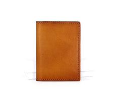 Leather Mens Front Pocket Wallet Small Card Wallet Change Wallets for Men