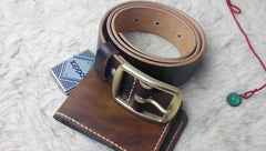 Handmade Vintage Leather Mens Belts Men Leather Belt for Men