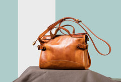 Handmade Genuine Leather Handbag Bag Messenger Bag Crossbody Bag Shoulder Bag Purse For Women