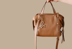Handmade Genuine Leather Handbag Crossbody Bag Shoulder Bag Purse For Women - EverHandmade